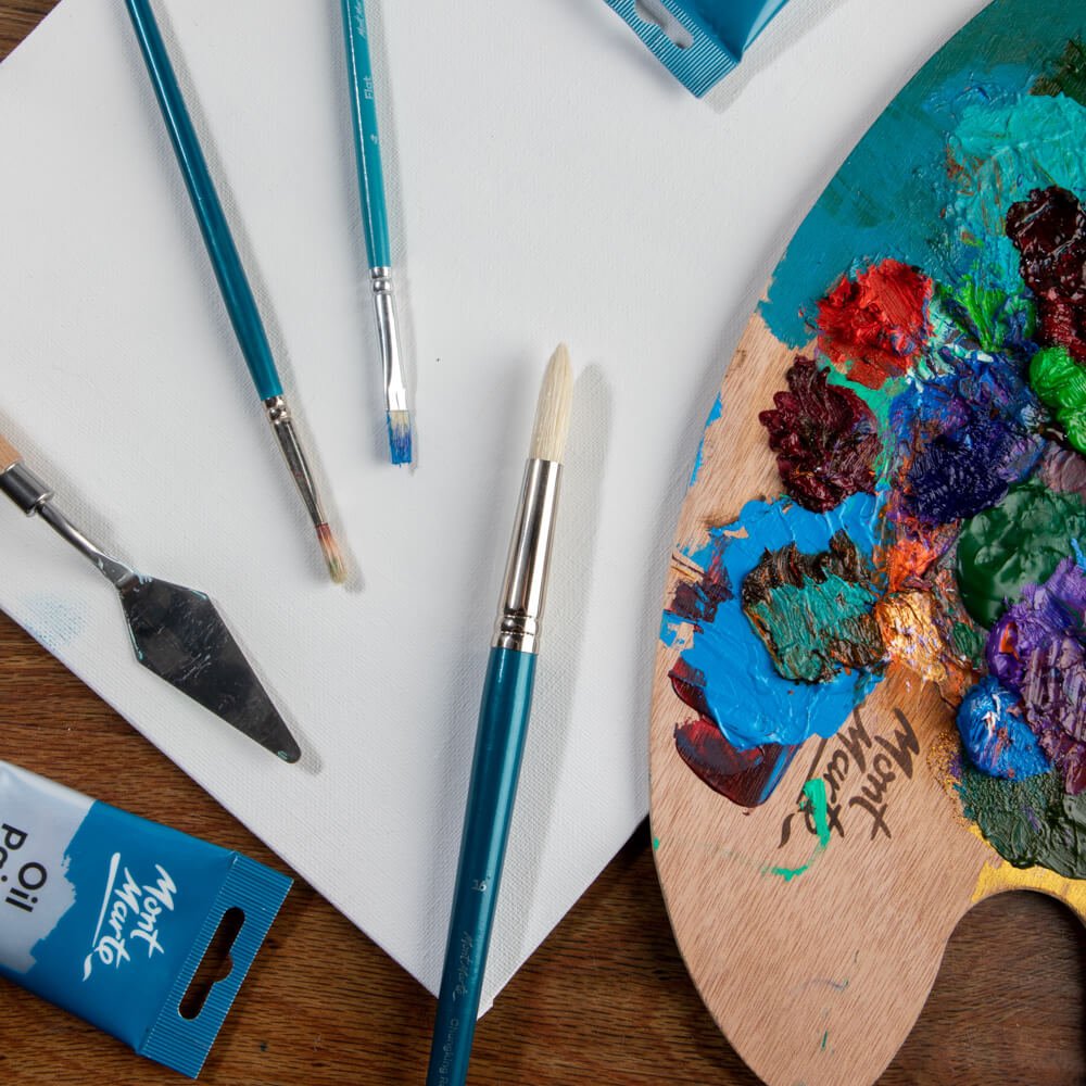 16 ნომერი ნატურალური ჯაგარის ფუნჯი MM Artist Brush Chungking Round 16