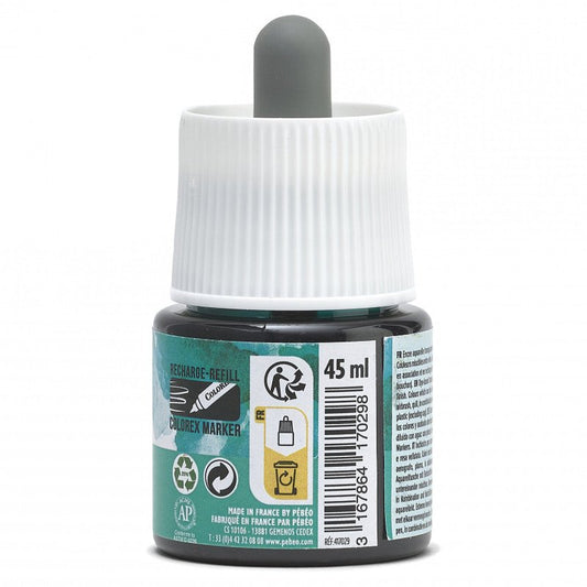 COLOREX 45ML EMERALD GREEN - აკვარელის საღებავი(მელანი)