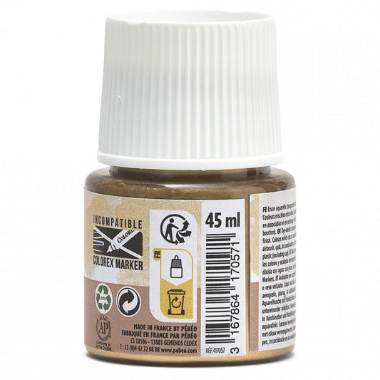 COLOREX 45ML PALE GOLD - აკვარელის საღებავი(მელანი)
