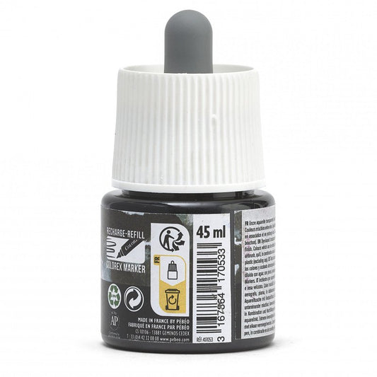 COLOREX 45ML IVORY BLACK - აკვარელის საღებავი(მელანი)