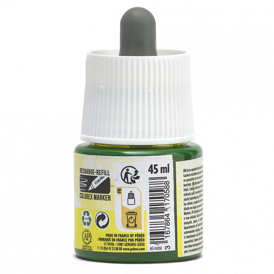 COLOREX 45ML FLUORESC YELLOW - აკვარელის საღებავი(მელანი)