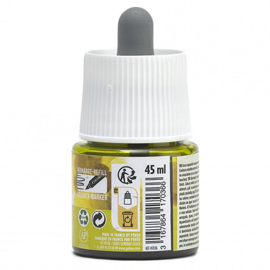 COLOREX 45ML CHARTREUSE - აკვარელის საღებავი(მელანი)