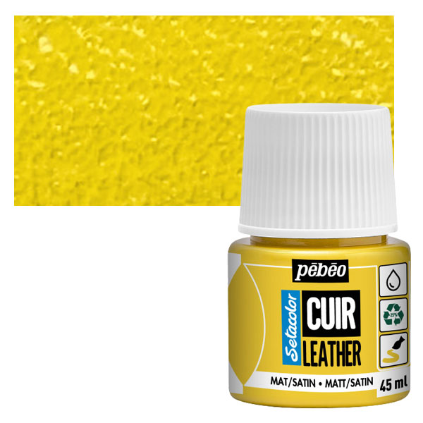 ტყავის საღებავი SETACO LEATH 45ML VIVID YELLOW