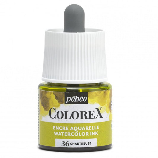 COLOREX 45ML CHARTREUSE - აკვარელის საღებავი(მელანი)