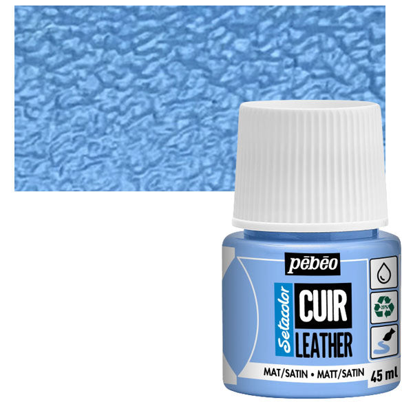 ტყავის საღებავი SETACOL LEATHER 45ML ICED BLUE