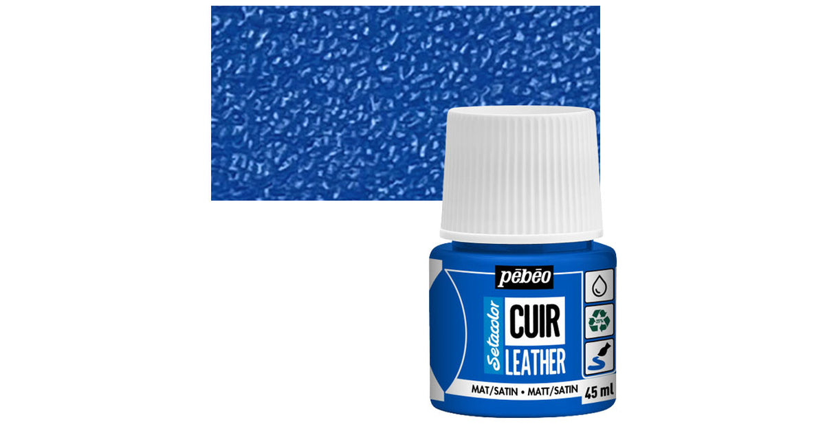 ტყავის საღებავი SETACOL LEATHER 45ML OCEAN BLU