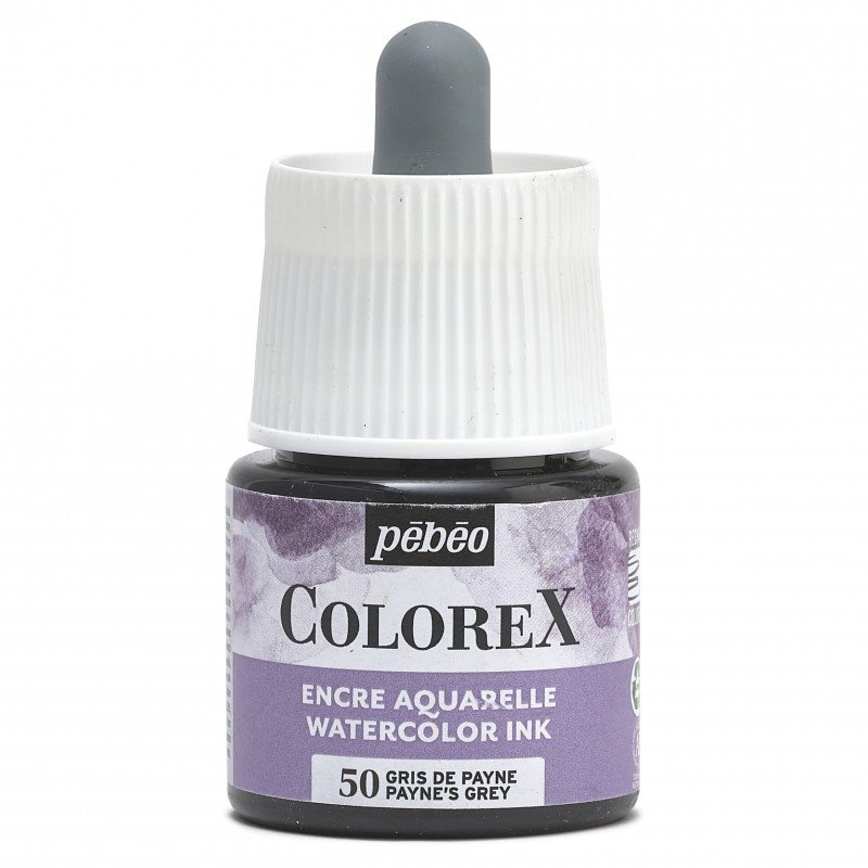 COLOREX 45ML PAYNE'S GREY - აკვარელის საღებავი(მელანი)