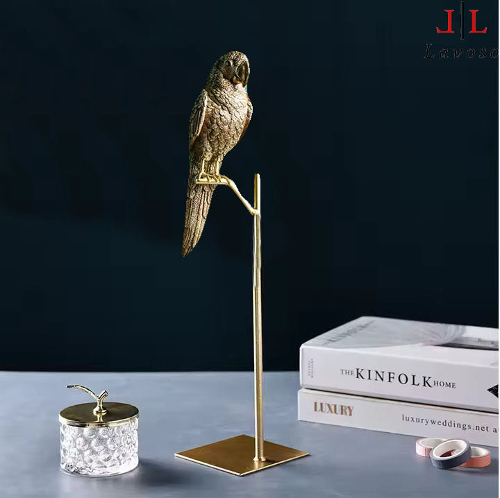 დეკორი თუთიყუშის Nordic creative lovers parrot indoor decorations