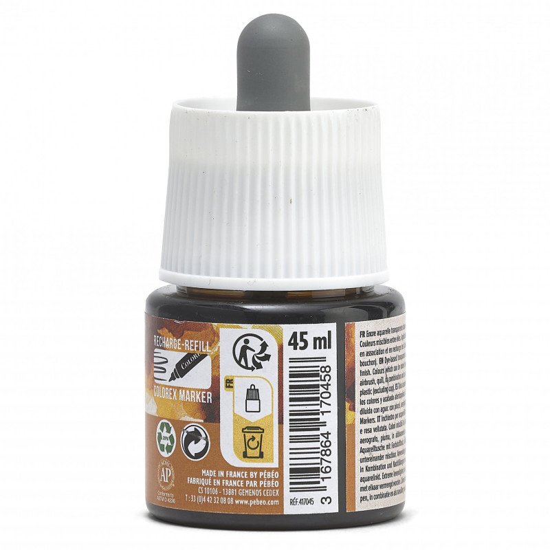 COLOREX 45ML RAW SIENNA - აკვარელის საღებავი(მელანი)