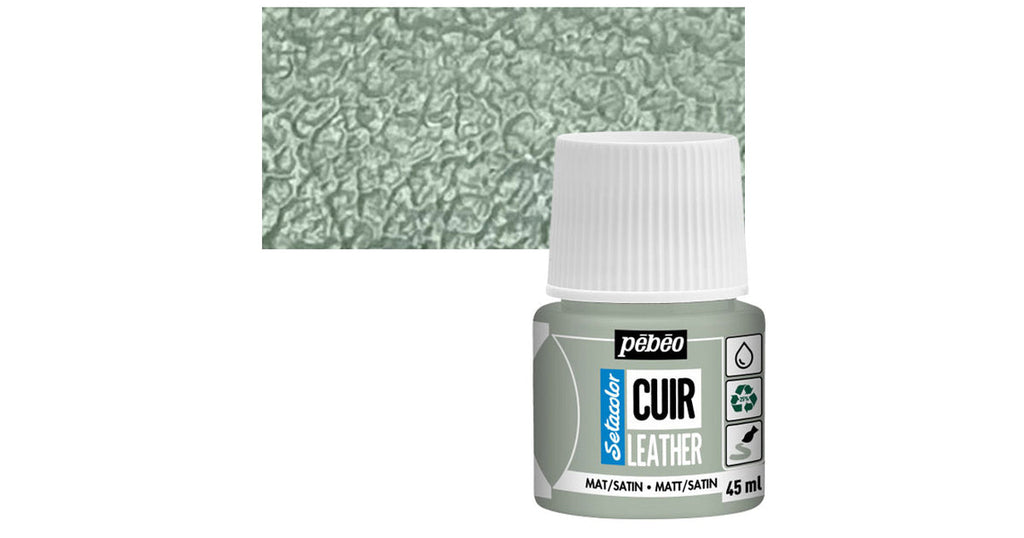 ტყავის საღებავი SETACO LEATH 45ML SAUGE GREEN