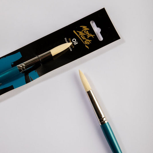 16 ნომერი ნატურალური ჯაგარის ფუნჯი MM Artist Brush Chungking Round 16