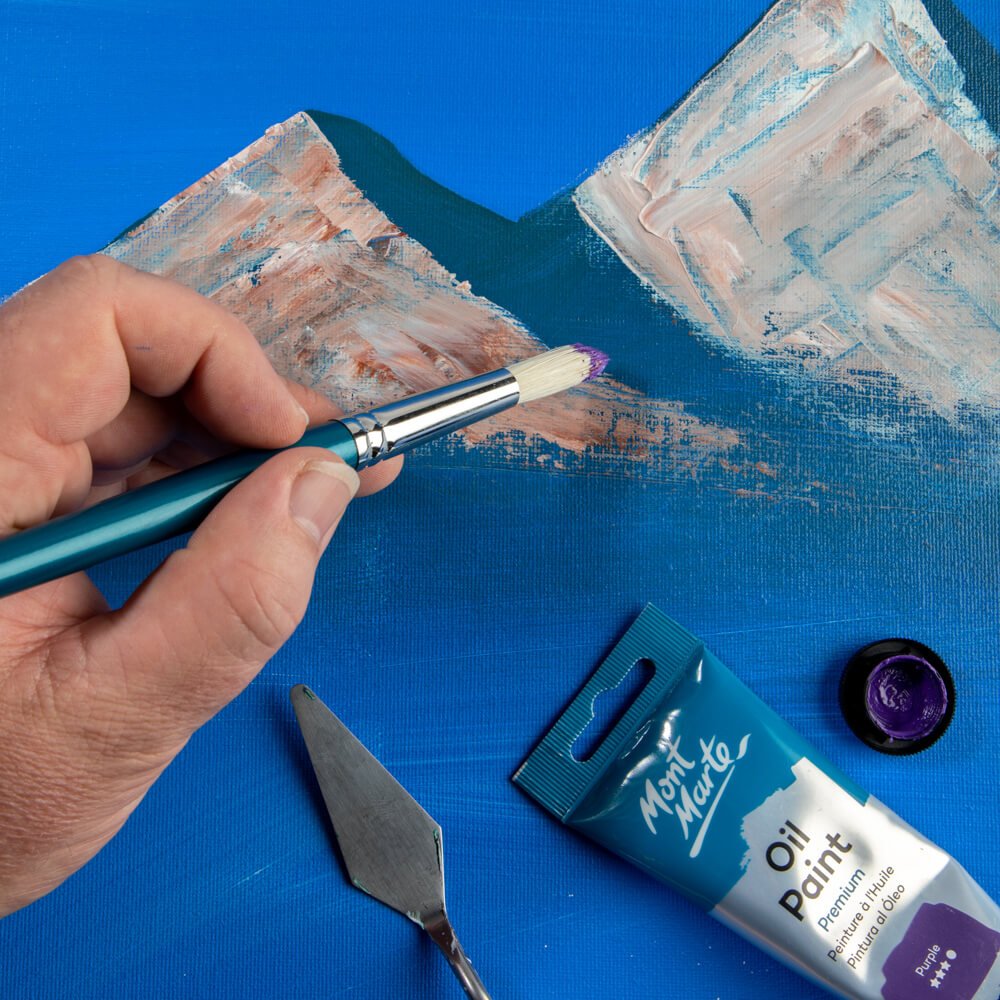 16 ნომერი ნატურალური ჯაგარის ფუნჯი MM Artist Brush Chungking Round 16