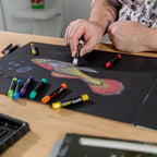 მეტალიკ ზეთის პასტელები 12 ფერი - Metallic Oil Pastels Signature 12pc