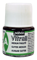 ვიტრაჟის ბრჭყვიალა მედიუმი 45 მლ - GLITTER MEDIUM VITRAIL 45 ML