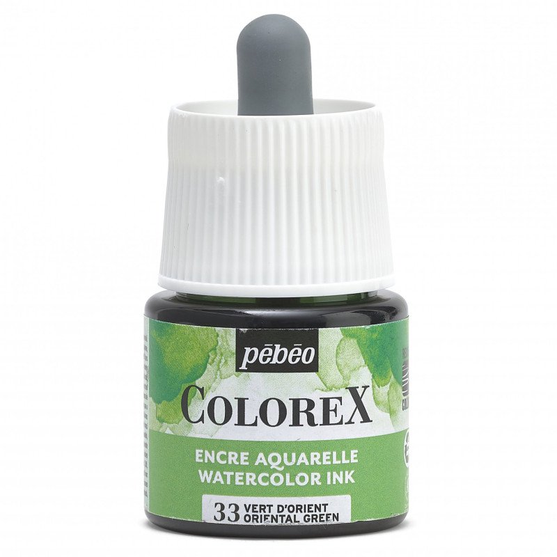 COLOREX 45ML ORIENTAL GREEN - აკვარელის საღებავი(მელანი)