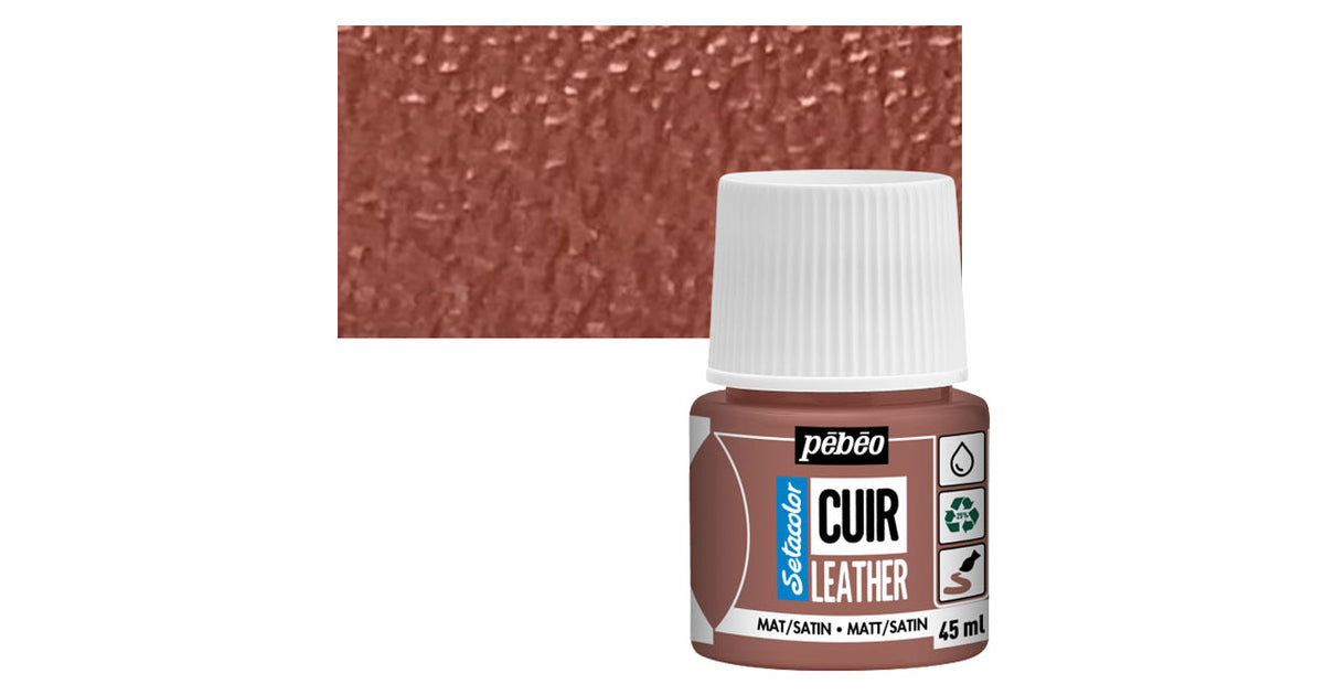 ტყავის საღებავი SETACO LEATHER 45ML TERRACOTTA