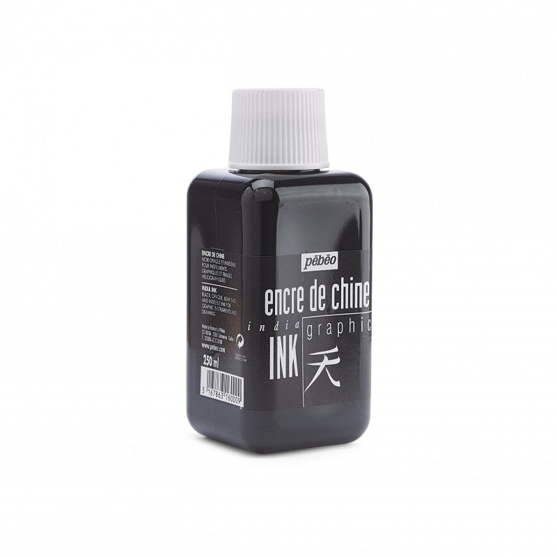 ჩინური მელანი Pebeo - GRAPHIC CHINA INK 250 ML