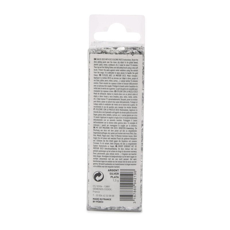DECO GOLD FLAKES SILVER