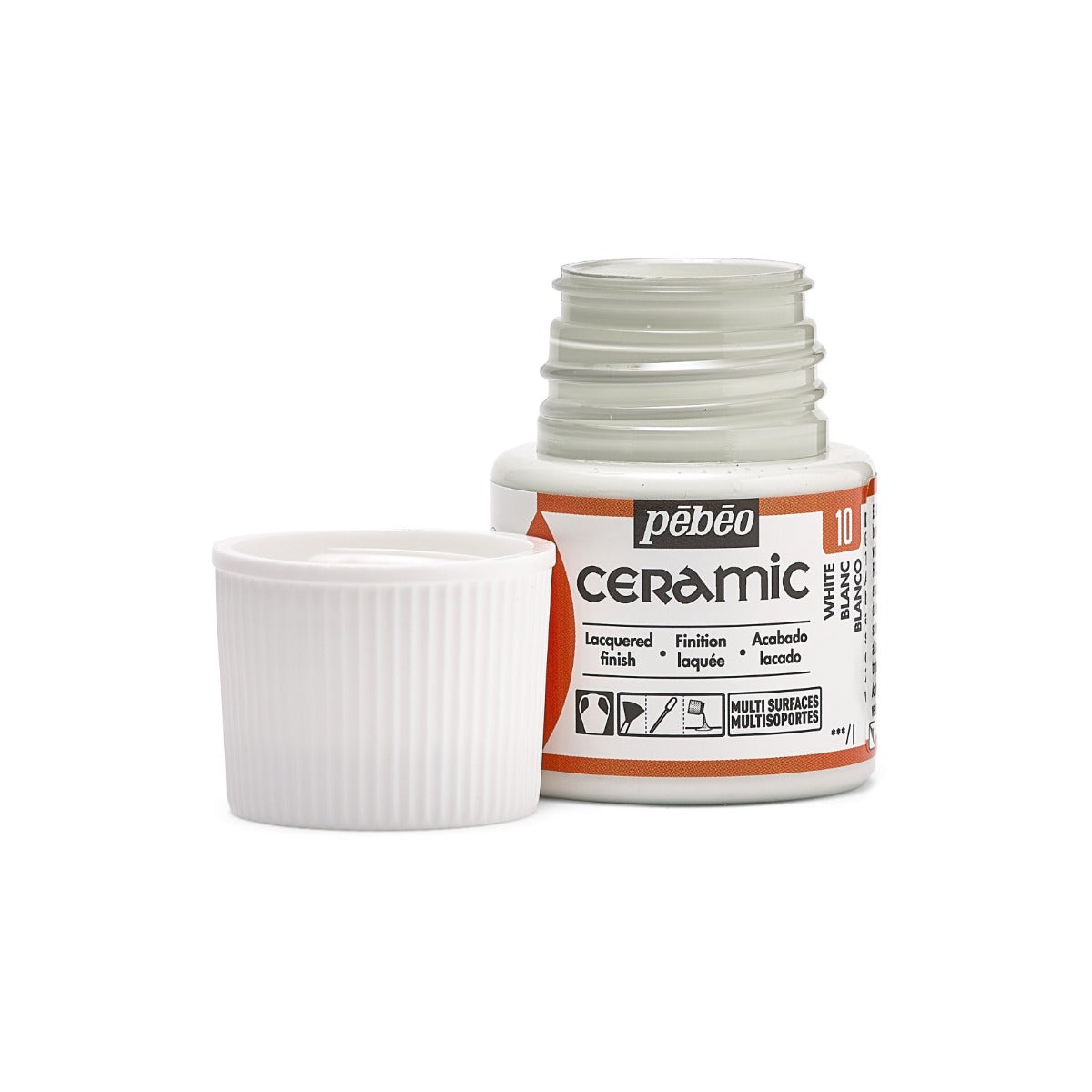 კერამიკის საღებავი თეთრი 45 მლ - CERAMIC 45 ML WHITE
