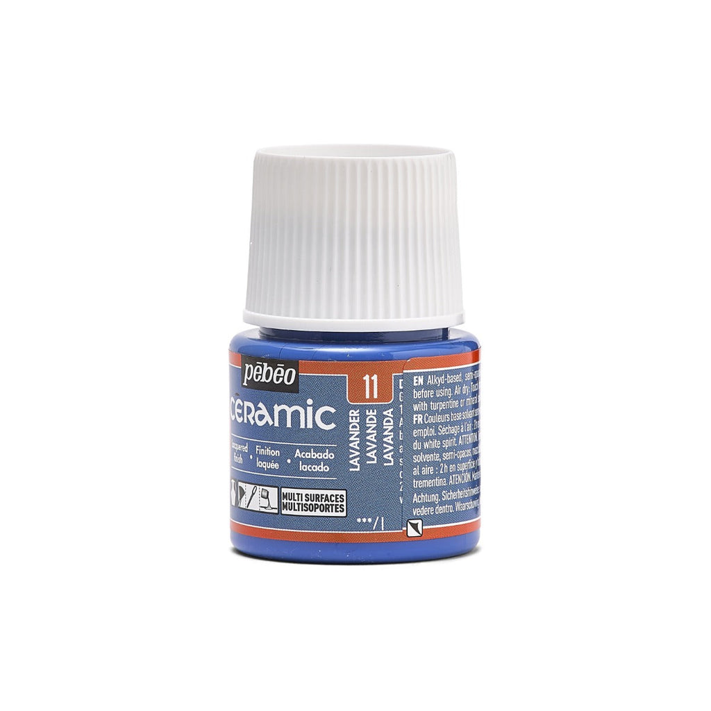 კერამიკის საღებავი ლავანდისფერი 45 მლ - CERAMIC 45 ML LAVANDER