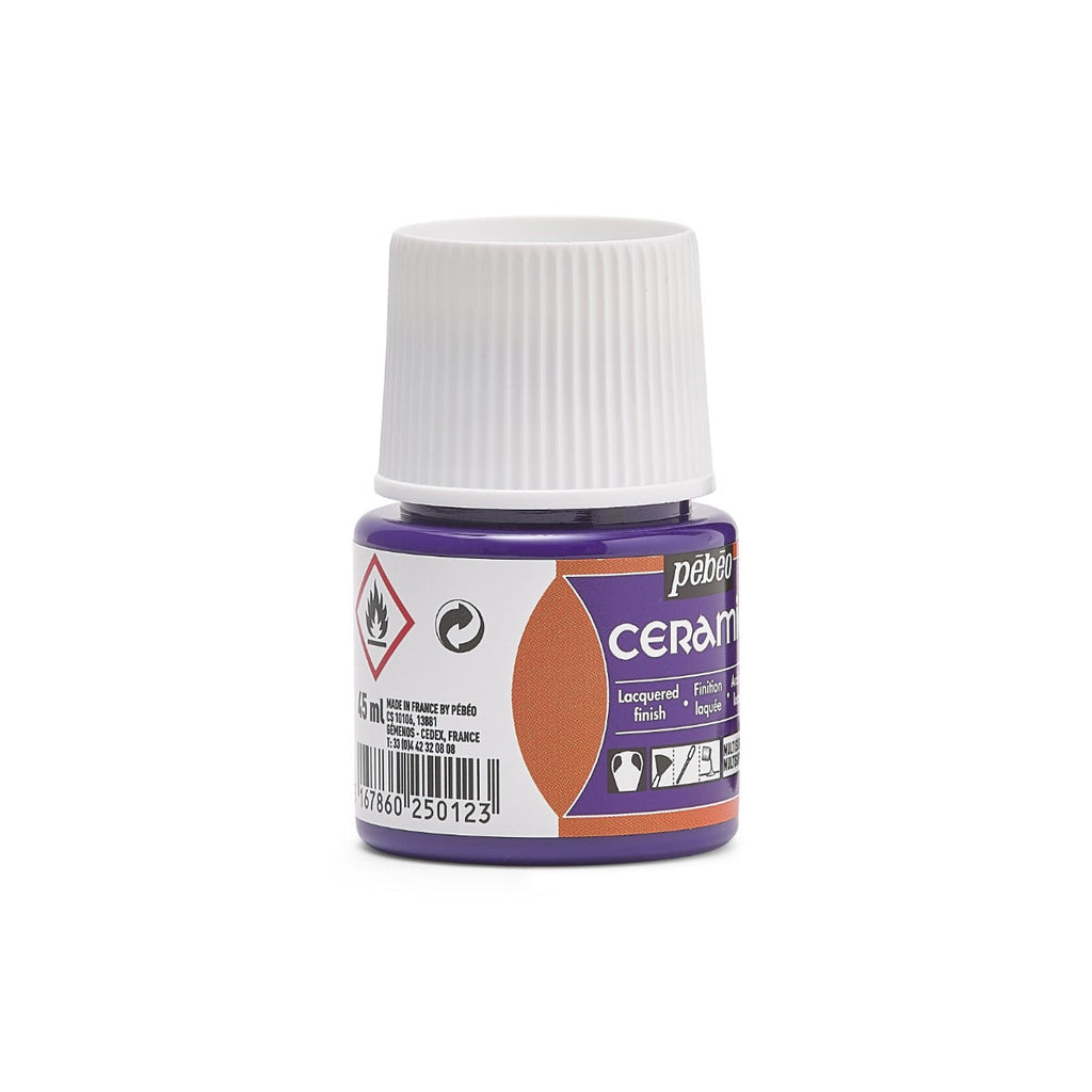 კერამიკის საღებავი იისფერი 45 მლ - CERAMIC 45 ML PURPLE