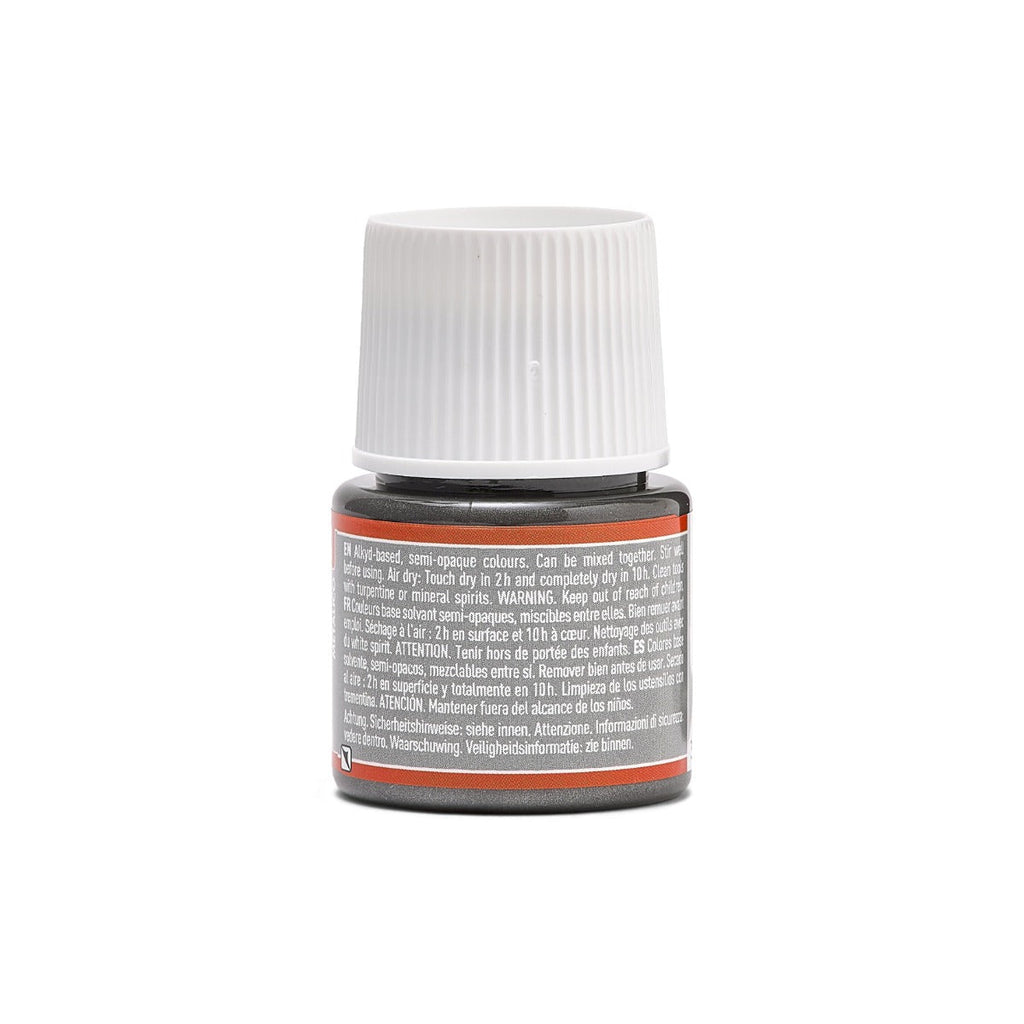 კერამიკის საღებავი მეტალის ეფექტით 45 მლ -  CERAMIC 45 ML METALLIC