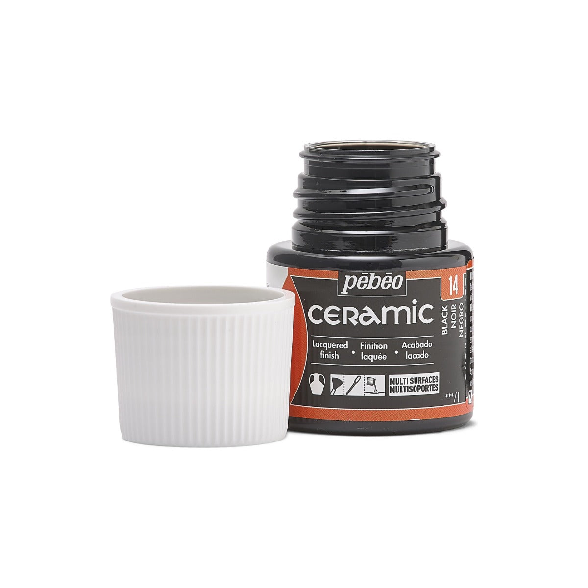 კერამიკის საღებავი შავი 45 მლ - CERAMIC 45 ML BLACK