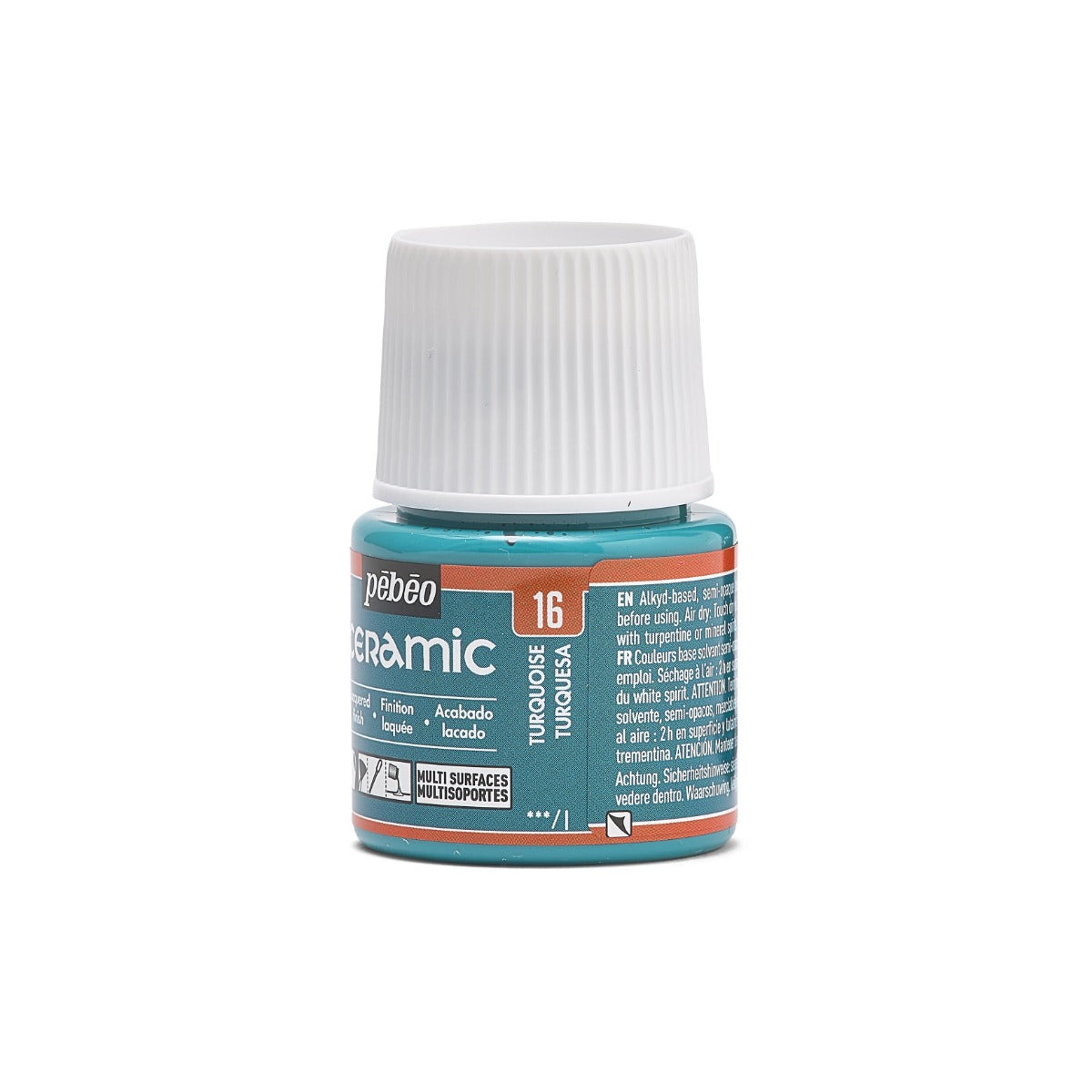 კერამიკის საღებავი ფირუზისფერი 45 მლ - CERAMIC 45 ML TURQUOISE