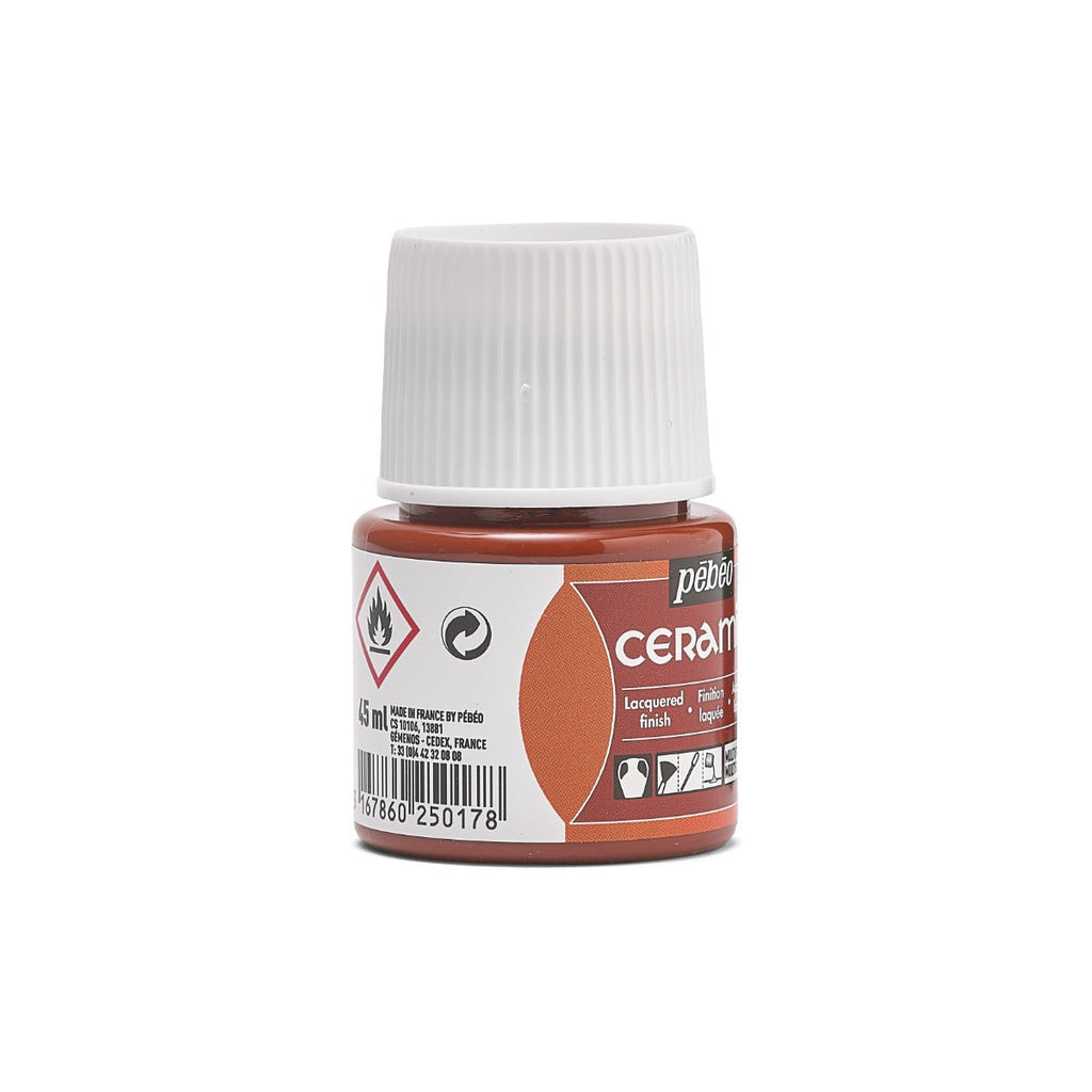 კერამიკის საღებავი ღია ყავისფერი 45 მლ - CERAMIC 45 ML LIGHT SCALE BROWN
