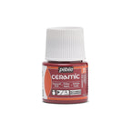 კერამიკის საღებავი მუქი წითელი 45 მლ - CERAMIC 45 ML GARNET RED
