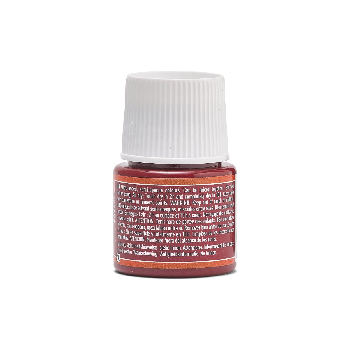 კერამიკის საღებავი მუქი წითელი 45 მლ - CERAMIC 45 ML GARNET RED