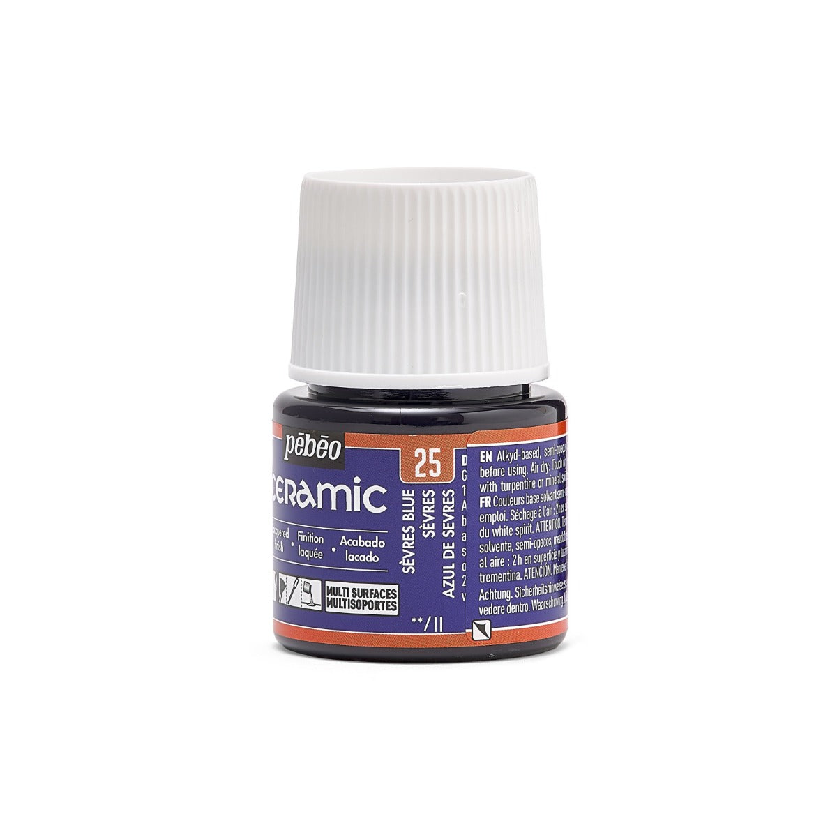 კერამიკის საღებავი ლურჯი 45 მლ - CERAMIC 45 ML SEVRES BLUE