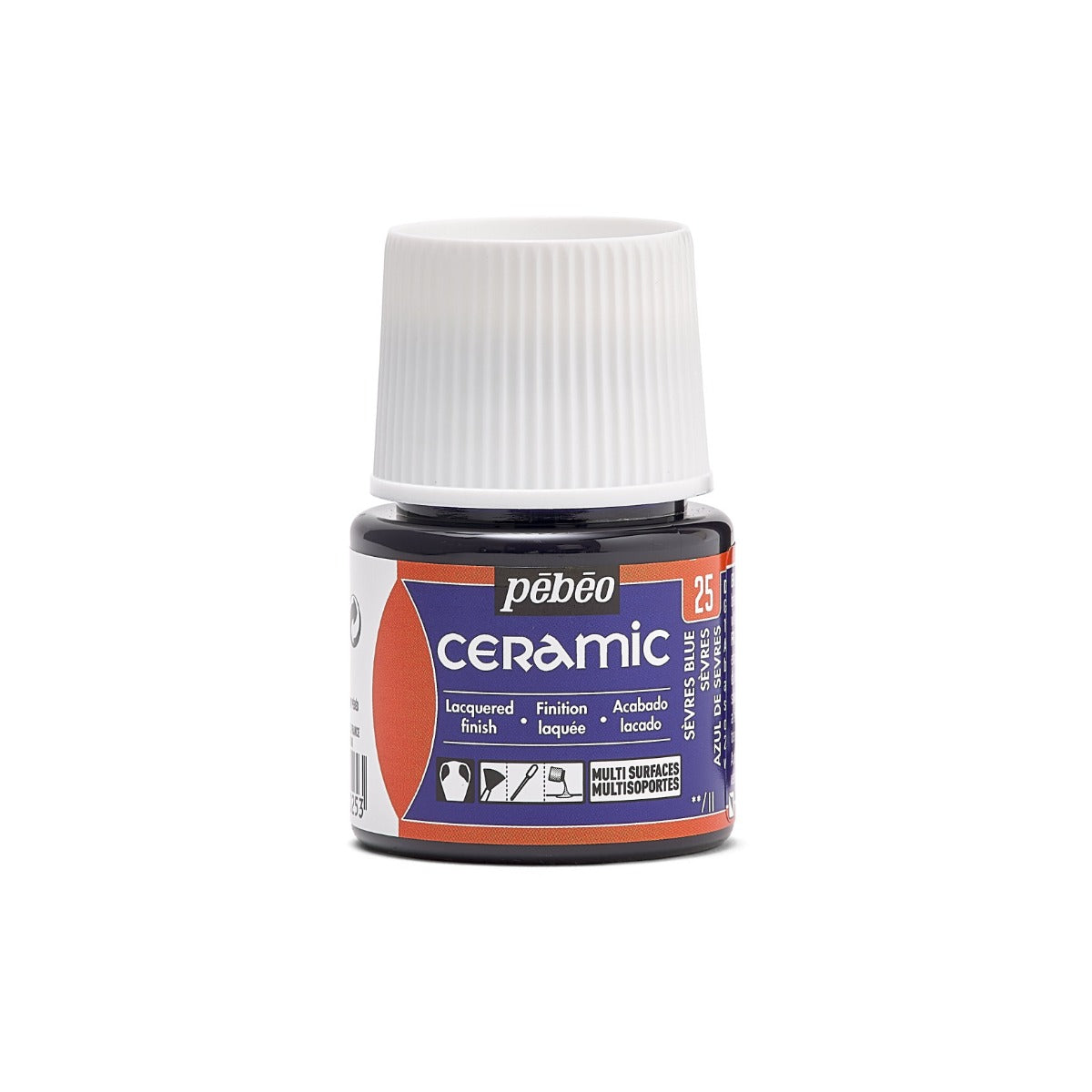 კერამიკის საღებავი ლურჯი 45 მლ - CERAMIC 45 ML SEVRES BLUE