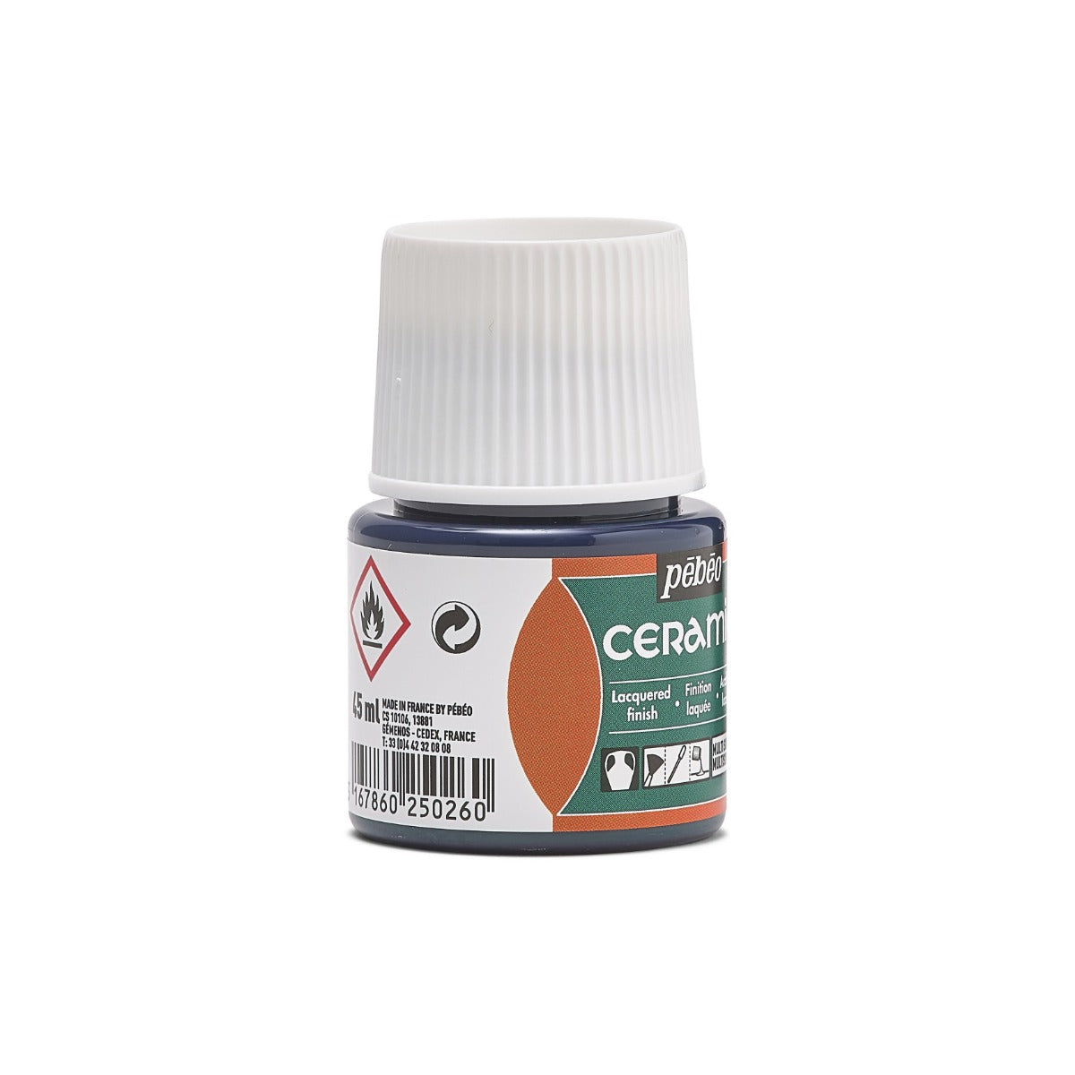 კერამიკის საღებავი ზურმუხტისფერი 45 მლ - CERAMIC 45 ML EMERALD
