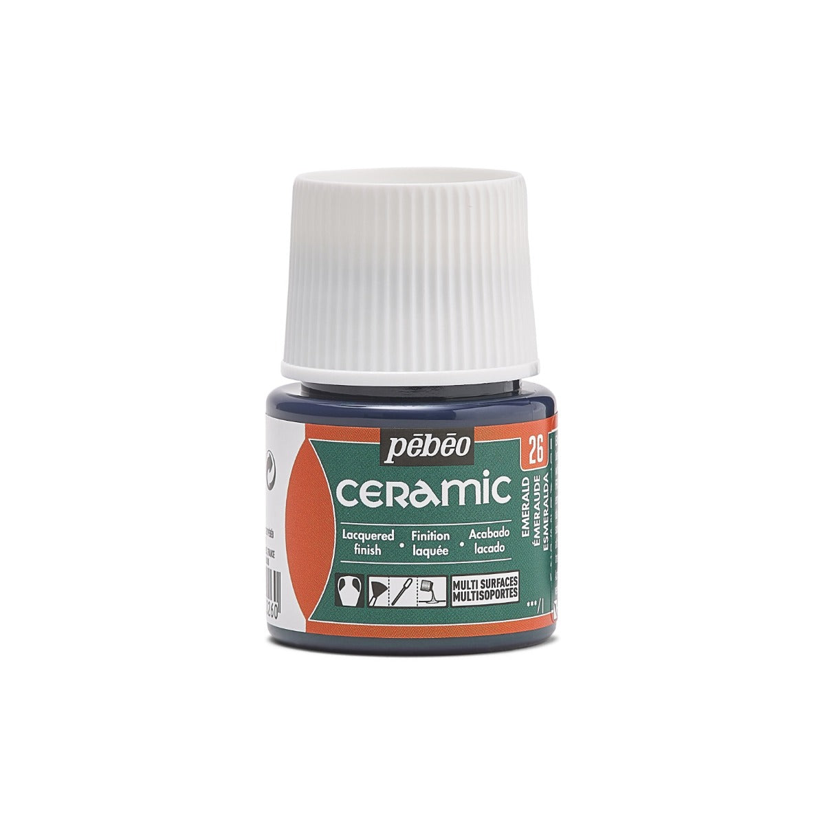 კერამიკის საღებავი ზურმუხტისფერი 45 მლ - CERAMIC 45 ML EMERALD