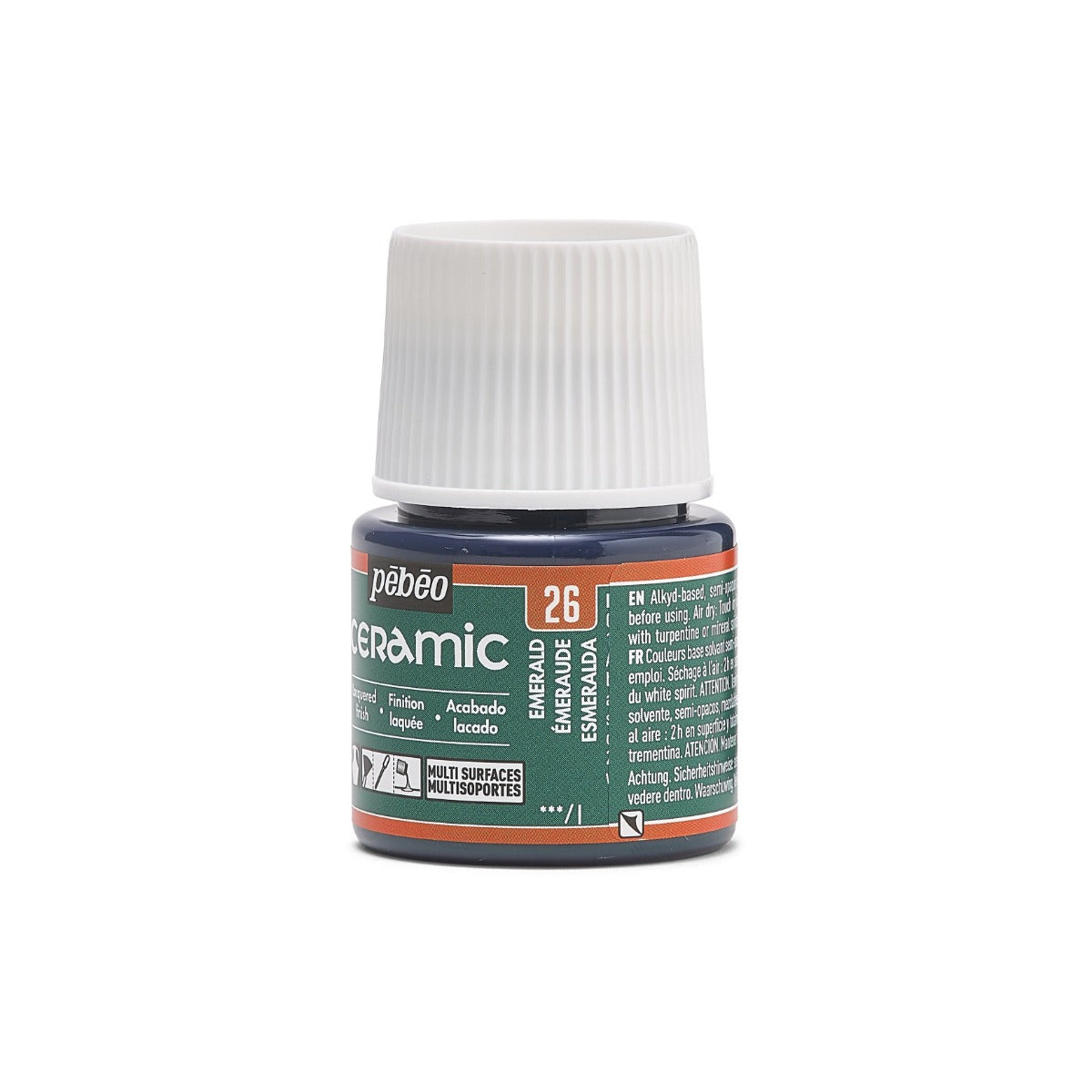 კერამიკის საღებავი ზურმუხტისფერი 45 მლ - CERAMIC 45 ML EMERALD