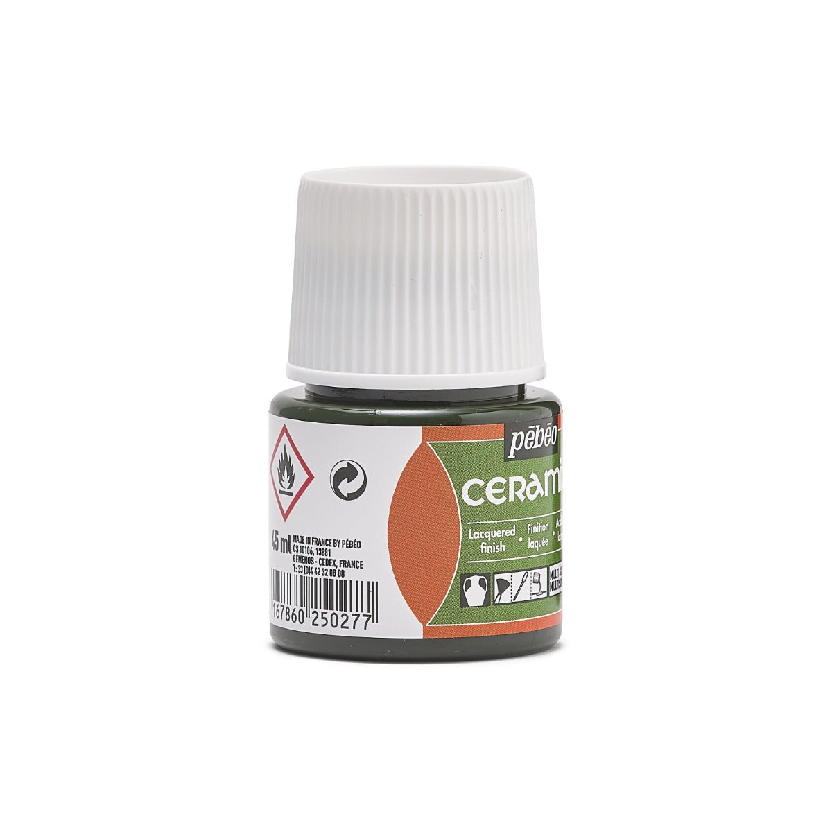 კერამიკის საღებავი ფოთლისმწვანე 45 მლ - CERAMIC 45 ML LEAF GREEN