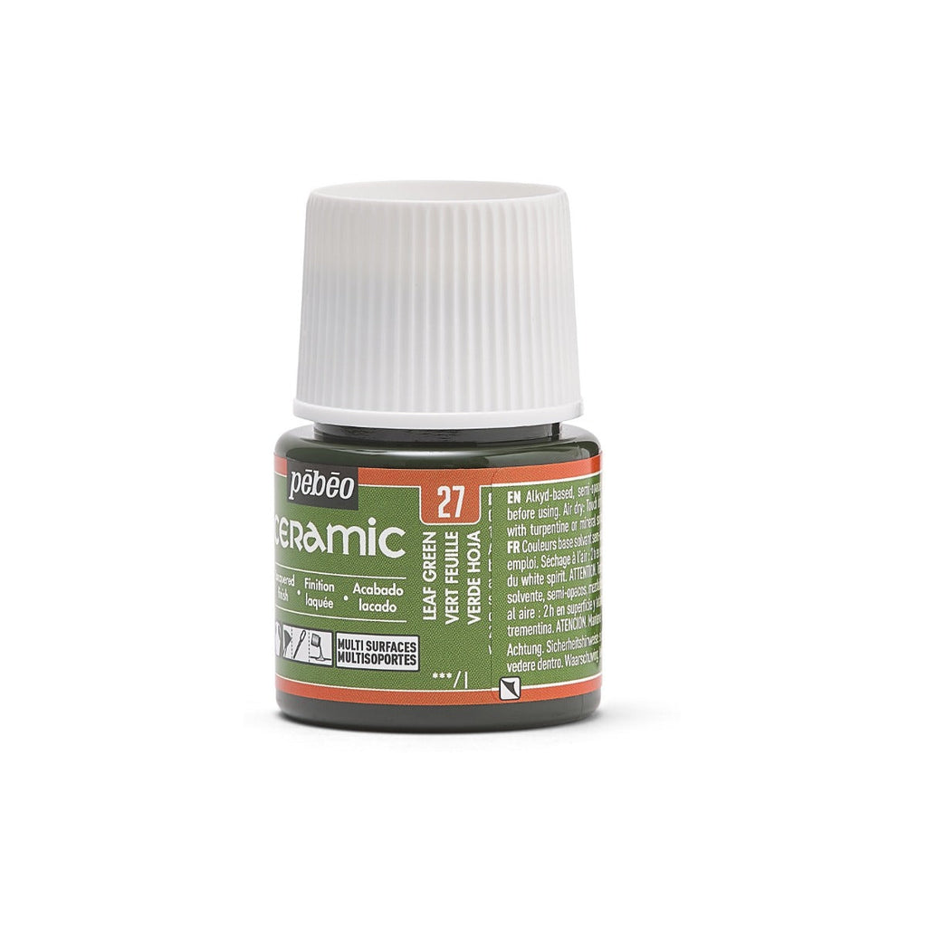 კერამიკის საღებავი ფოთლისმწვანე 45 მლ - CERAMIC 45 ML LEAF GREEN