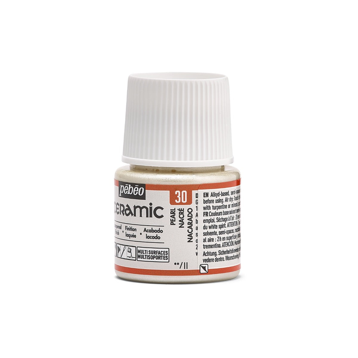 კერამიკის საღებავი მარგალიტისფერი 45 მლ - CERAMIC 45 ML PEARL