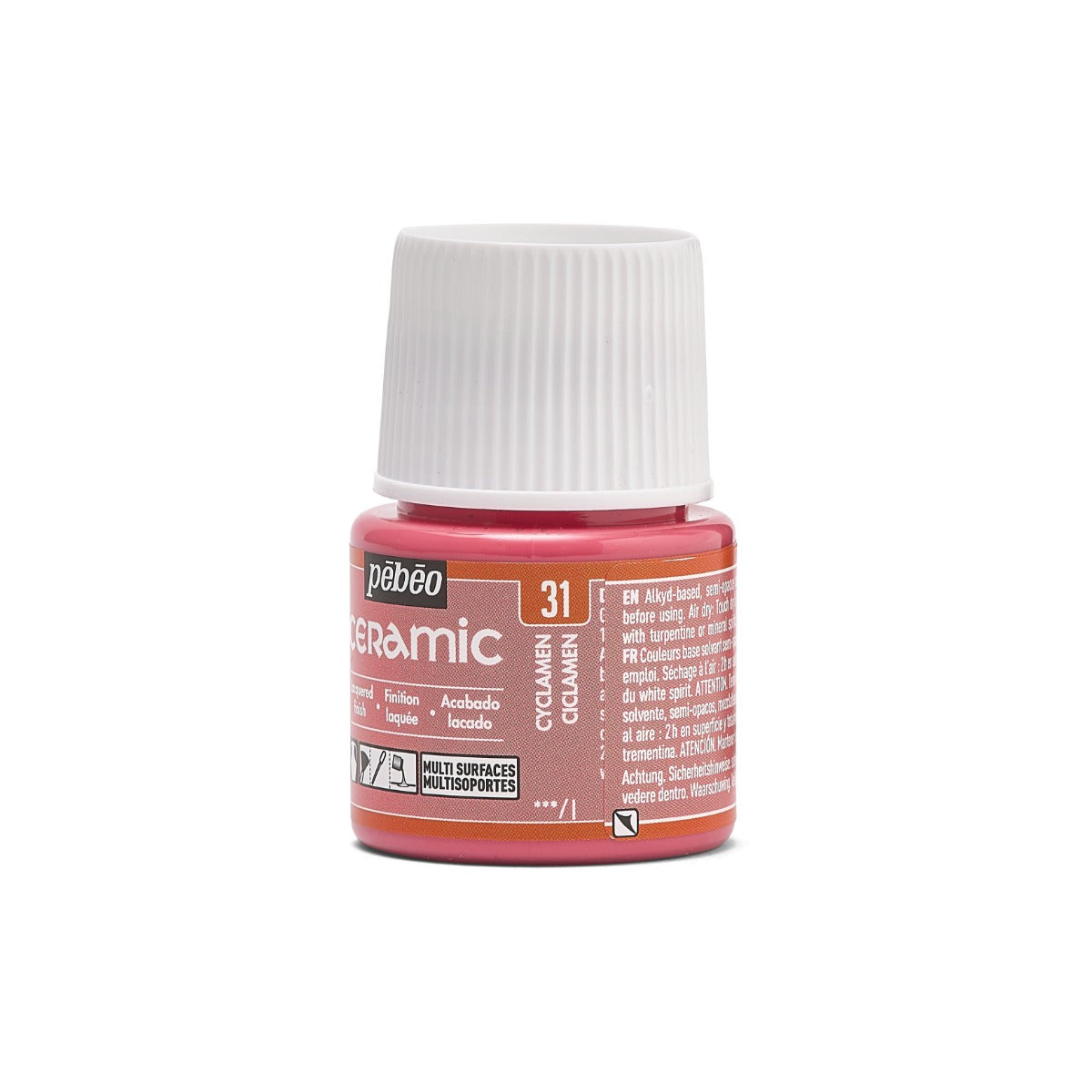 კერამიკის საღებავი ციკლამენისფერი 45 მლ - CERAMIC 45 ML CYCLAMEN