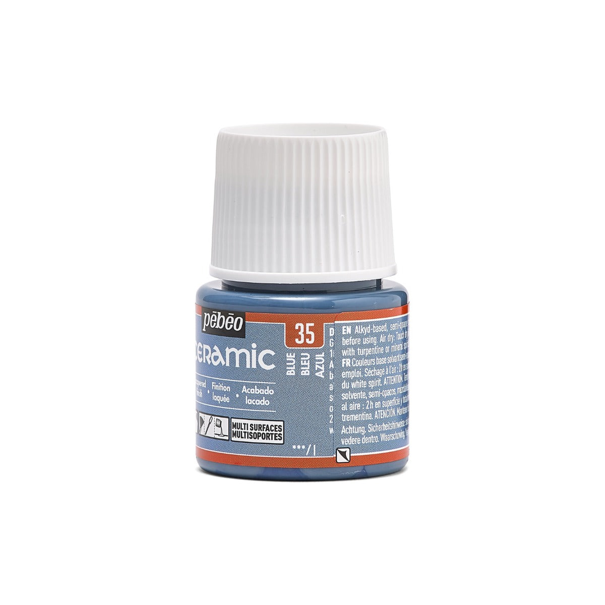 კერამიკის საღებავი ლურჯი 45 მლ - CERAMIC 45 ML BLUE