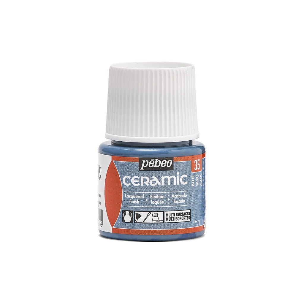 კერამიკის საღებავი ლურჯი 45 მლ - CERAMIC 45 ML BLUE