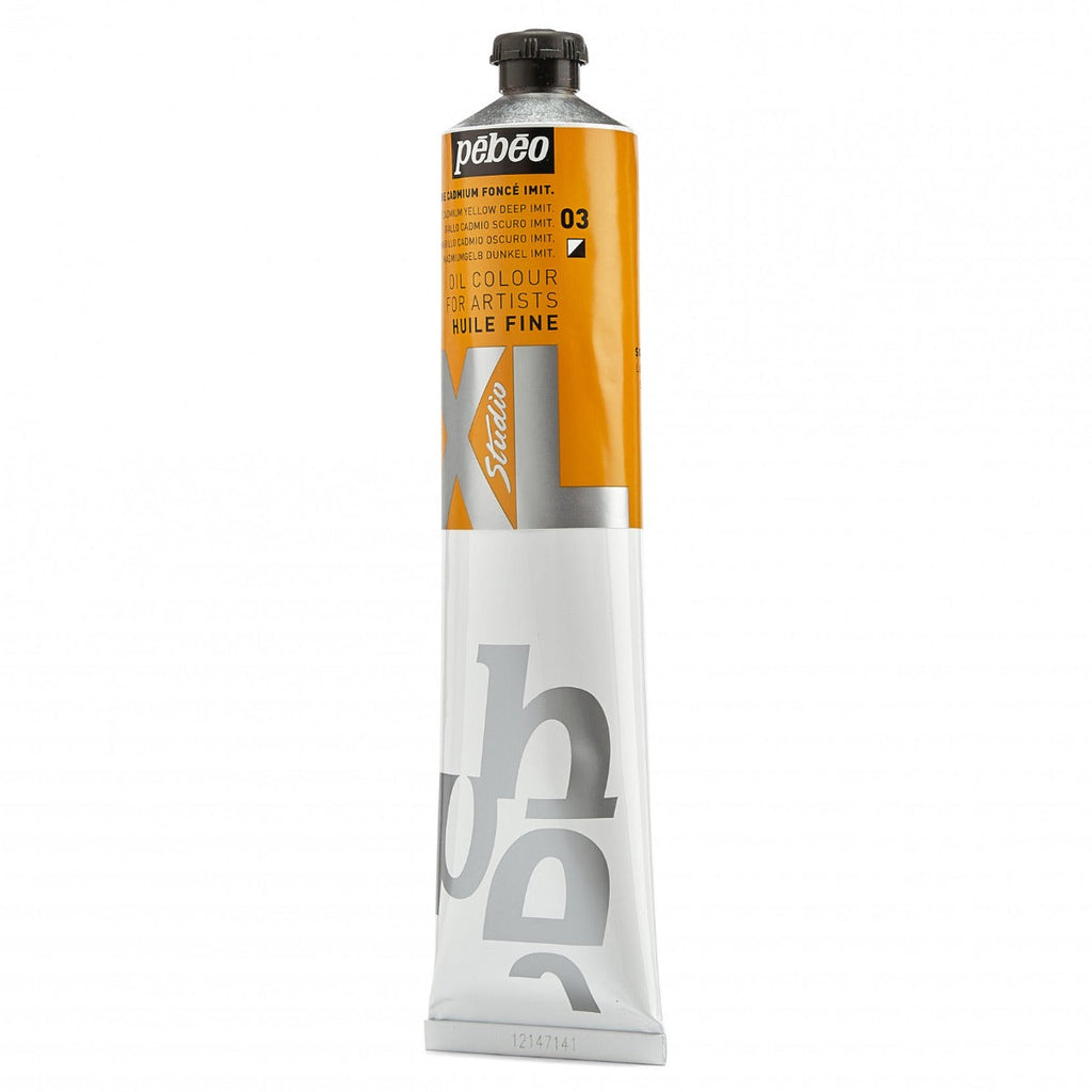 ზეთის საღებავი 200მლ XL FINE OIL 200 ML DARK CADMIUM YELLOW HUE (Pebeo)