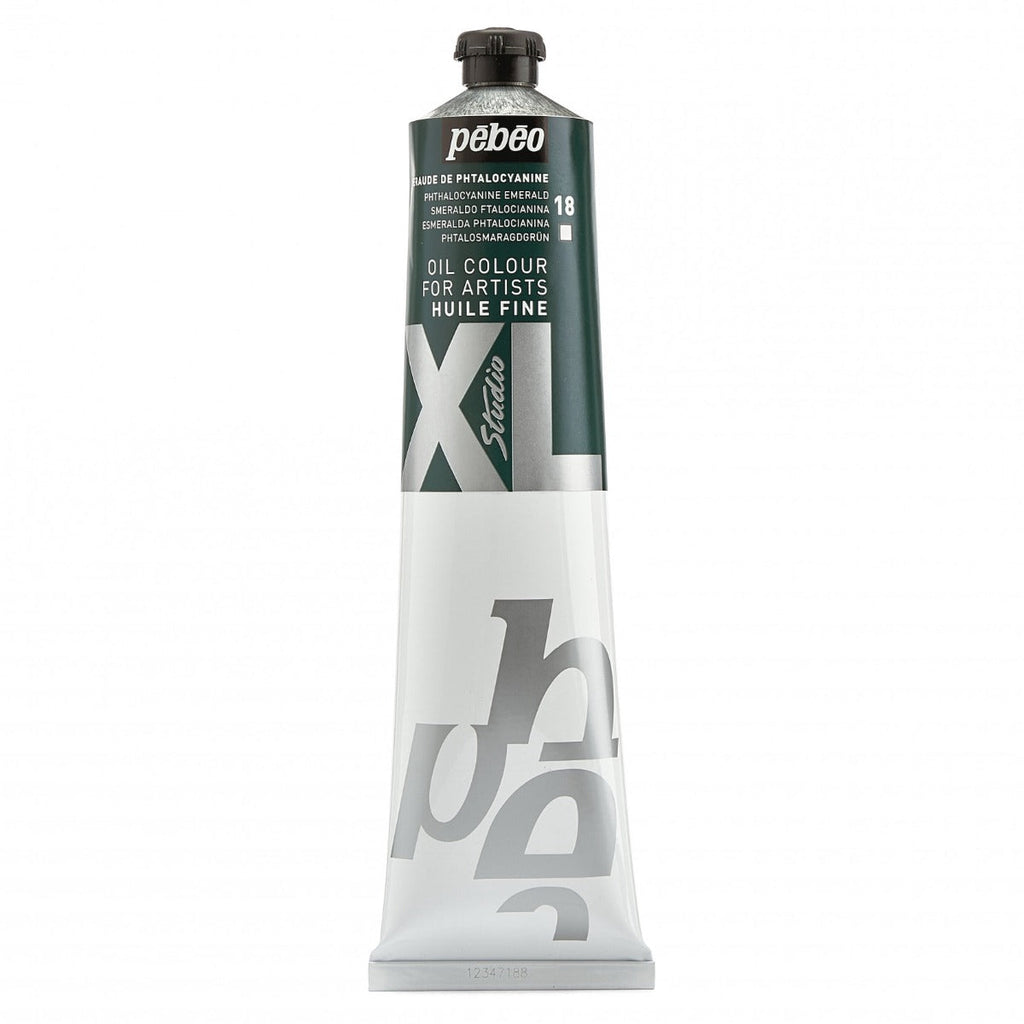 ზეთის საღებავი 200მლ XL FINE OIL 200 ML PHTHALOCYANINE EMERALD (Pebeo)
