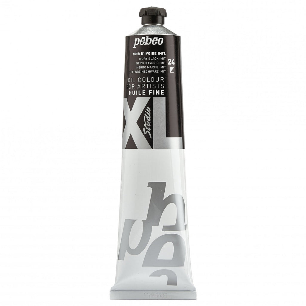 ზეთის საღებავი 200მლ XL FINE OIL 200 ML IVORY BLACK HUE (Pebeo)