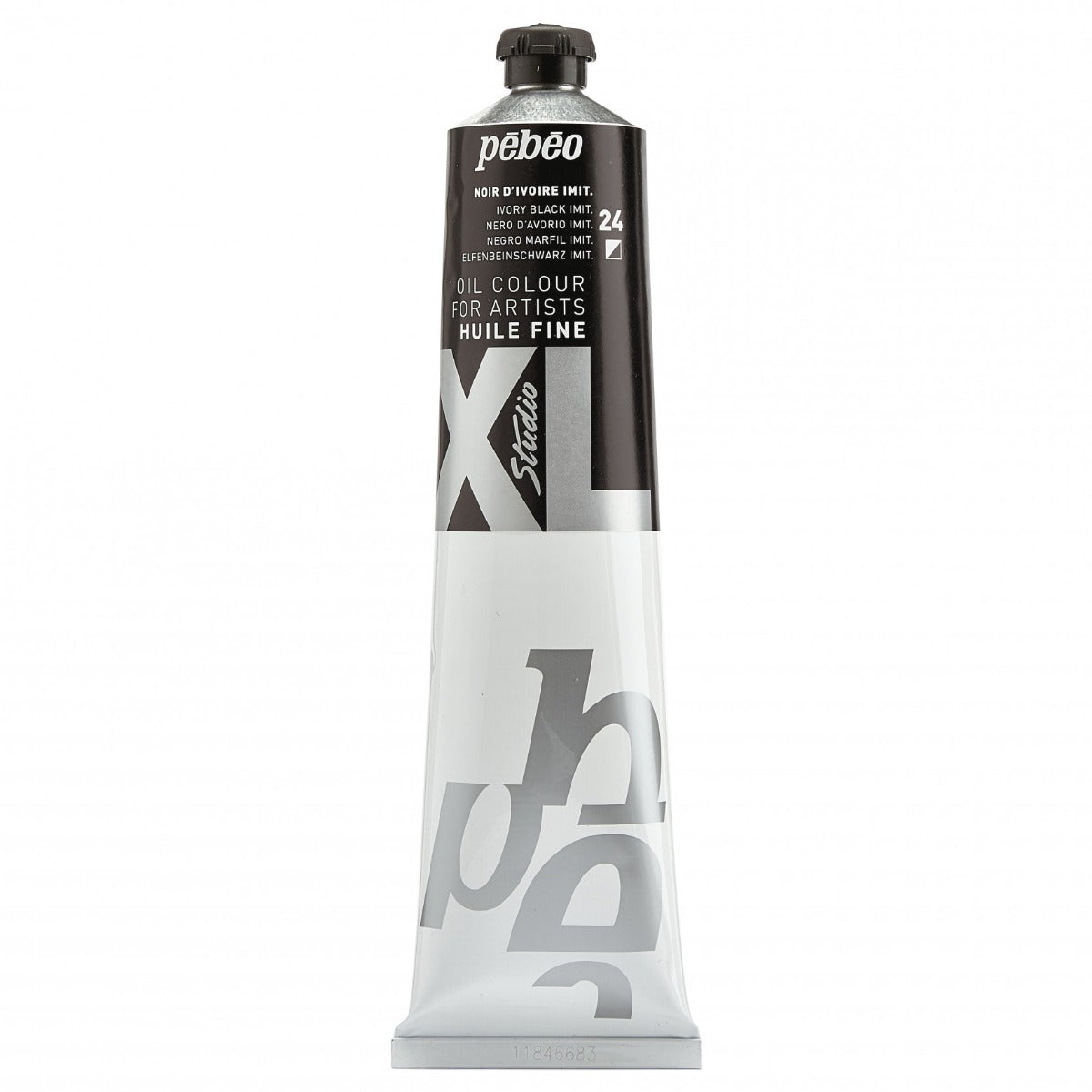 ზეთის საღებავი 200მლ XL FINE OIL 200 ML IVORY BLACK HUE (Pebeo)