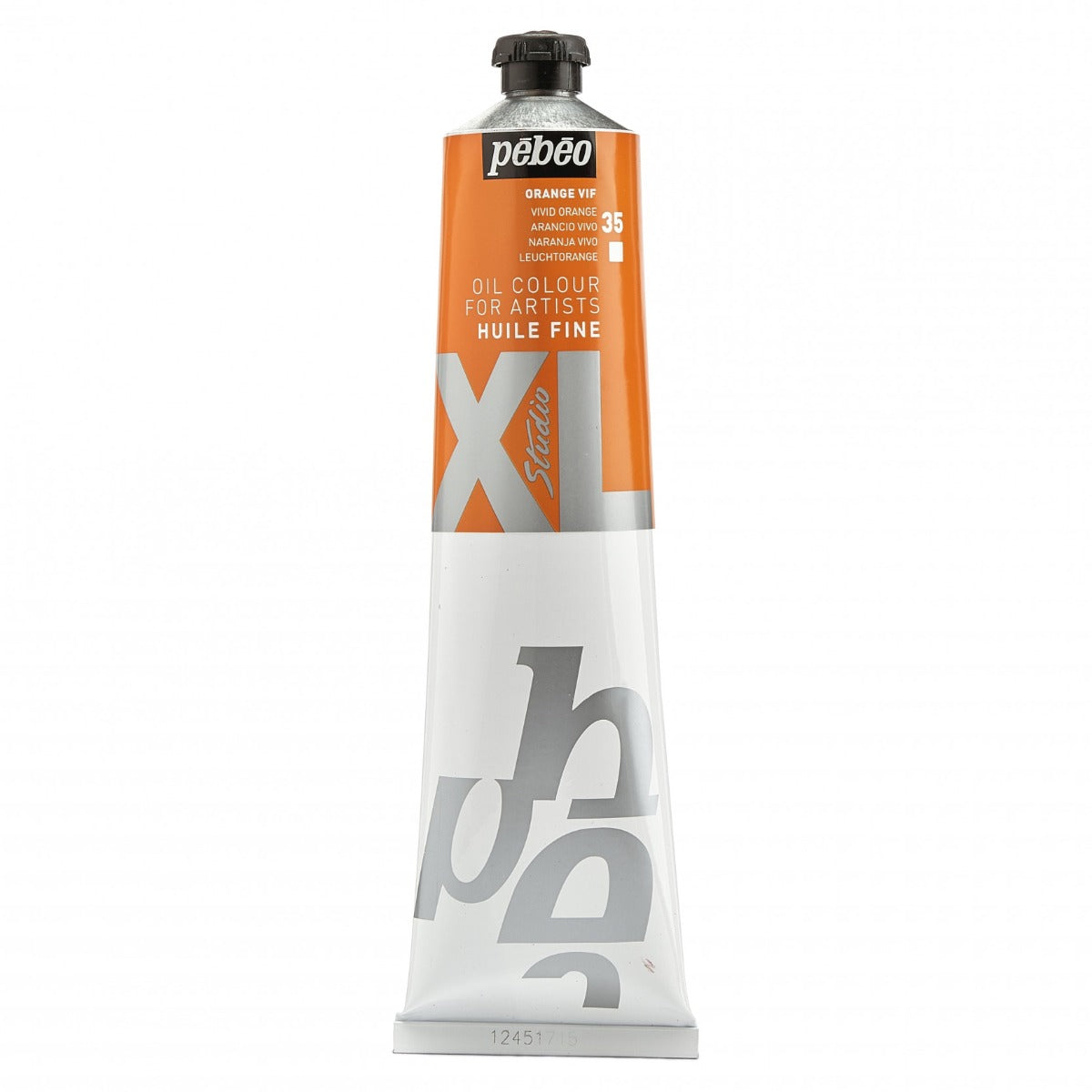 ზეთის საღებავი 200მლ XL F. OIL 200ML BRIGHT ORANGE (Pebeo)