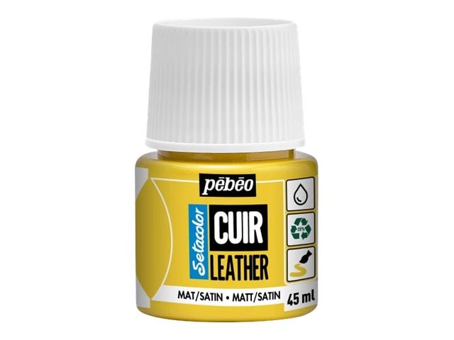 ტყავის საღებავი SETACO LEATH 45ML VIVID YELLOW