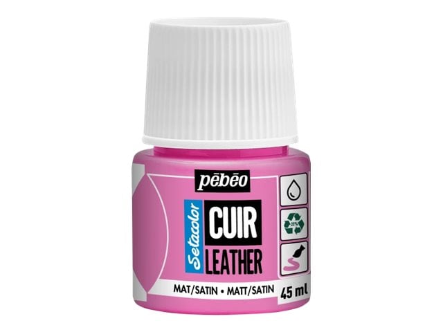 ტყავის საღებავი SETACO LEATHER 45ML CANDY PINK