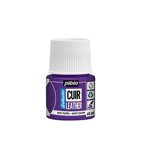 ტყავის საღებავი SETAC LEATH 45ML EGGPLAN VIOL